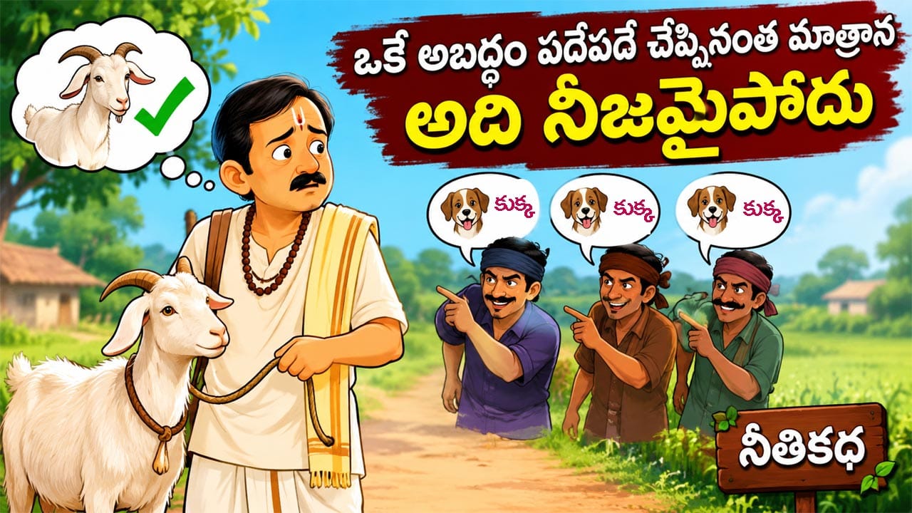 Moral Story: ఇతరుల మాటలు గుడ్డిగా నమ్మితే జరిగేది ఇదే.. అమాయకపు బ్రాహ్మణుడు కథ