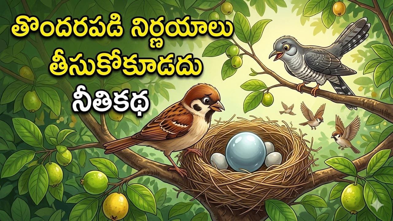 Moral Story: పైకి కనిపించేదంతా నిజం కాదు.. పిచ్చుక గూటిలో వింత గుడ్డు కథ!