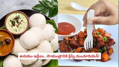 ఉదయం ఇడ్లీలు.. సాయంత్రానికి క్రిస్పీ మంచూరియన్‌!