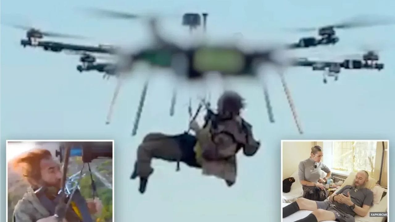 Ukrainian Soldier Cuts Off His Own Foot To Survive Rescued By Drone After 8 Months