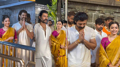 శ్రీవారి సేవలో విజయ్ దేవరకొండ, రష్మిక