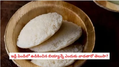 ఇడ్లీ పిండిలో ఉడికించిన బియ్యాన్నే ఎందుకు వాడతారో తెలుసా?